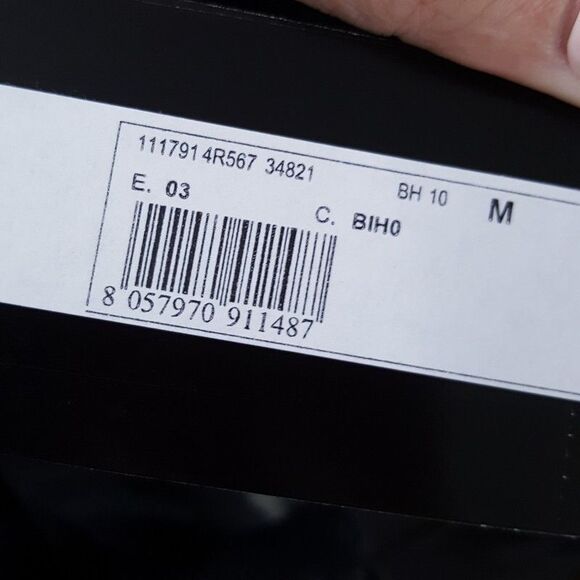 EMPORIO ARMANI Sleepwear Mens Medium Black Stripe Pajama PJs Set Cotton $155 - Picture 9 of 10